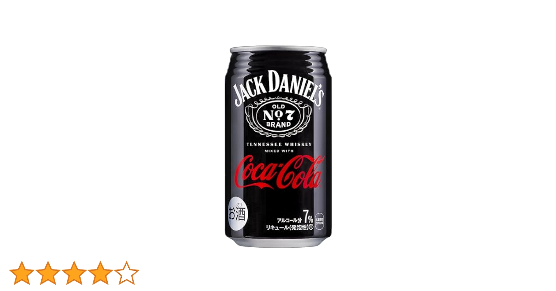 Amazon.co.jp: Jack Daniel & Coca-Cola 7% Whiskey 11.8 fl oz